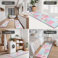 thumbnail image 5 of Pioneer Flower Floral Print Pattern Kitchen Rugs Sets Of 3,Kitchen Runner Rugs Non Skid Washable,Decorative Kitchen Floor Mats for Kitchen,Sink,Laundry,17X30 Inch + 17X47 Inch + 17X59 Inch, 5 of 6