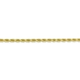 thumbnail image 3 of Auriga Fine Jewelry 10K Yellow Gold 3mm Diamond-Cut Rope Chain Bracelet 8" for Women, 3 of 6
