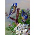 thumbnail image 1 of Pintura de diamante animal, bordado de diamante punto de cruz en resina decoración de la sala de estar del hogar, pájaro 30X40cm, 1 of 5