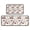 Pioneer Flower Floral, variant on Pioneer Flower Floral Print Pattern Kitchen Rugs Sets Of 2,Anti Fatigue Kitchen Mat Rugs Non Slip Washable,Decorative Kitchen Floor Mats for Kitchen,Sink,Laundry,17"X30" 17"X47"