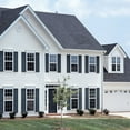 thumbnail image 3 of 12"W x 79"H Lifetime Vinyl, Custom Cathedral Top Center Mullion, Open Louver Shutters, w/Shutter-Loks (Per Pair), Forest Green, 3 of 15