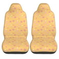 thumbnail image 2 of ZICANCN Car Seat Covers Front Seats Only,Orange Memphis Style Elements Automotive Seat Covers Protectors for Cars Trucks Suv 2 Pack, 2 of 8