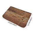 thumbnail image 3 of NWOKYZGH Wooden Door Bathroom Mat Super Absorbent Diatomaceous Earth Bath Mat Non-Slip Door Mat Quick Drying Bath Floor Mat for Shower Bathtub Kitchen Bathroom Rugs, 3 of 6