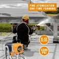thumbnail image 3 of Airless Paint Sprayer, 3300PSI High-Pressure Spray Gun with Stand, 0.82HP for House Interior/Exterior, Deck, Fence, Furniture | DIY Home Makeover | 120V, 1.2 GPM Flow | Includes 25ft Hose, 3 of 10