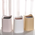 thumbnail image 3 of PEACNNG Desktop trash can mini office paper basket, bedroom living room dustbin, creative cute small garbage box garbage bin paper basket, 3 of 5