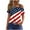 Red-2, variant on VerPetridure American Flag Shirt for Women 4th of July Tee Shirt USA Stars Stripes T-Shirt Patriotic Summer Tunic Tops