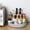 Gray#2, variant on 360° Rotating Kitchen Turntable | 10-Inch Plastic Lazy Susan Organizer for Spices & Utensils | Space-Saving Storage Tray for Countertop, Pantry, Bathroom