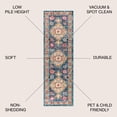 thumbnail image 3 of JONATHAN Y BOHEMIAN FLAIR 2 x 8 Runner Rug, Vintage Medallion - Navy/Red, BMF100B-28, 3 of 4