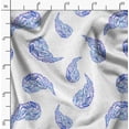 thumbnail image 2 of Soimoi Cotton Cambric Blue Fabric By the Yard - 42 Inch Wide - Paisley Pattern Fabric - Botanical and Elegant Designs for Various Uses Printed Fabric, 2 of 6