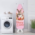 thumbnail image 3 of HELLHERO Floral Easter Egg Design Iron Board Cover Adjustable Fastener Protection Covers 15x54 Inch for Table Top, Thanksgiving, 3 of 5
