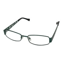 Lucky Womens Ivy Teal Metal Eyeglass Soft Rectangle 51mm