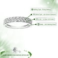 thumbnail image 4 of Vir Jewels 1/4 CTTW Lab Grown Diamond Wedding Band in Sterling Silver Female Adult, 4 of 5