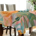 thumbnail image 5 of Yayeee Tablecloths 60" x 60" Rectangle Wrinkle Resistant Party Table Cover, Abstract Floral Art, 5 of 8