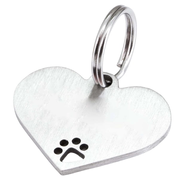 Klonfd Acier Inoxydable Identification Personnalisée Gravée pour Petits Moyens et Grands Ainsi Que Chats Personnalisée