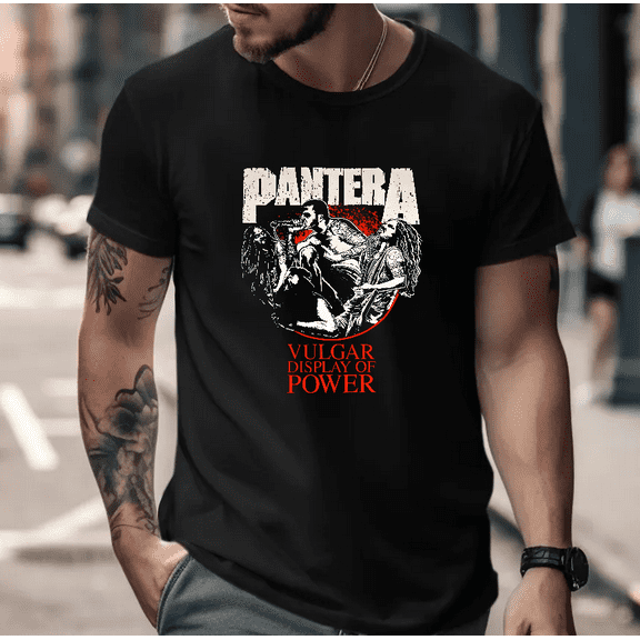 Pantera Power Heavy Metal Classic Logo Fan Style Unisex Tee, for men & women, up to size 5XL
