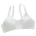 thumbnail image 1 of MIASHUI Big Girls Adjustable Strap Training Bra Comfort Seamless Crop Vest Underclothes,White,10-14 Years, 1 of 6