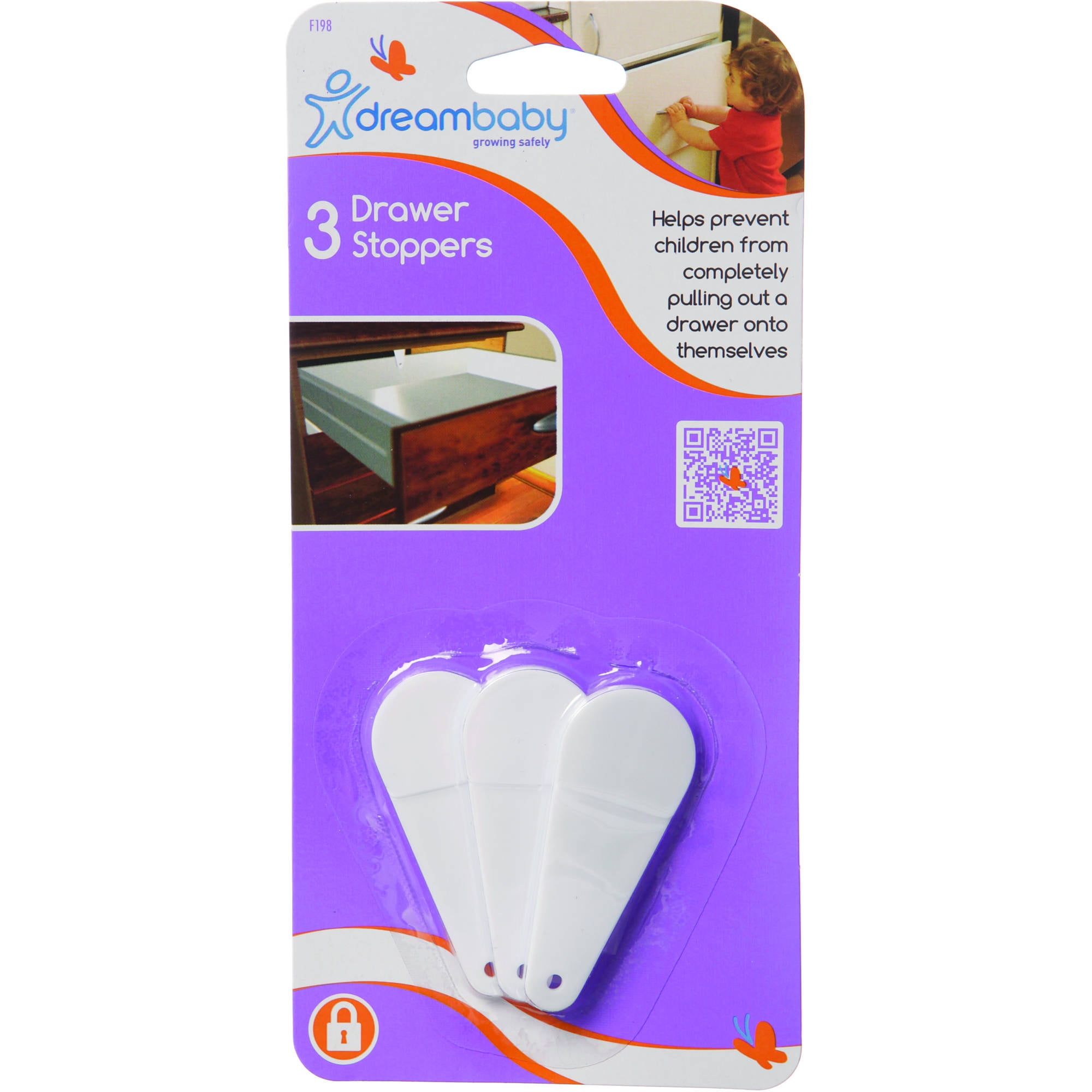 Dreambaby® Drawer Stoppers, 3 Pack