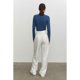 thumbnail image 3 of Basic Long Sleeve Tops Fitted Crew Neck T Shirts for Women Versatile Going Out Tops and Trendy Tees White L, 3 of 4