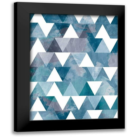 OnRei 12x14 Black Modern Framed Museum Art Print Titled - Sky Windows