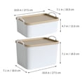 thumbnail image 2 of WEUVEB 2Ud Caja Organizadora Para Oficina Y Hogar Con Almacenamiento Multiusos Y Compacto, 2 of 8