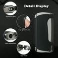thumbnail image 2 of PROMISE Double Flame Torch Cigar Lighter Cigar Puncher Giftsets shipped without gas (Black), 2 of 6