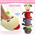 thumbnail image 5 of sixwipe Caterpillar Baby Musical Toy, Multicolor Infant Toy Crinkle Rattle Soft with Ruler Design, Early Learning Educational Toys with Rattles for Babies 0-3-6-12 Months, 5 of 8
