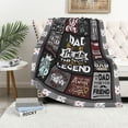 thumbnail image 2 of LHSHID Uncle Gifts for Christmas Xmas Gifts for Uncle Uncle Gifts from Niece Best Uncle Ever Gifts Gift for Uncles from Nephew Funny Uncle Birthday Gift Throw Blanket 60x80in, 2 of 6
