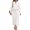White, variant on Women Long Sleeved 2 Piece Outfits Sweatsuit V-neck Casual Knit Tops & Pants