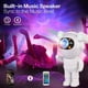 thumbnail image 4 of Bocina Bluetooth En Forma de Astronauta Con Proyector Nebulosa Y Estrellas Led, 4 of 7