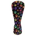 thumbnail image 2 of Yuyamidu Colorful Dog Paw Golf Head Covers Cute Driver Headcover Fairway Wood Head Cover Hybrid Headcover, Waterproof PU Leather Golf Club Head Covers, 2 of 8