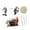 Style D, variant on LOVIVER Mini Bench Grinder Bench Grinding Tool DIY Supplies Multifunction Sturdy Benchtop Sander Polisher for Tabletop Edge Polishing A