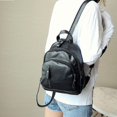 thumbnail image 2 of Bidobibo Mini Backpack for Women Anti-theft Backpack Bag Shoulder Bag Casual Wild Soft Leather Dual-use Small Black Backpack, 2 of 9