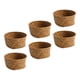 thumbnail image 3 of Cesta de almacenamiento, contenedor de joyas, soporte para pañuelos, suministros de bricolaje, pan tejido 6 piezas S, 3 of 9