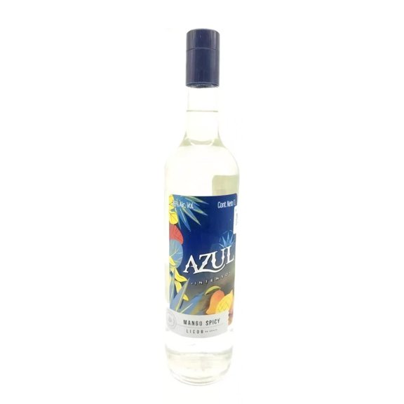 Pack de 4 Licor Azul Intenso Mango Spicy 1 L Azul Intenso