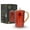 Design 2, variant on Indian Art Villa Copper Red Mini Paisley Printed Jug, Multi-Colored, Drinkware, 67.6 oz