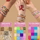 thumbnail image 5 of QYIKLPY Cuentas para Pulseras,12000 Pzas Kit para Hacer Pulseras Accesorios,DIY Kit Port&aacute;til de Manualidades 4 Niveles de Cajas de Amacenamiento para Ni&ntilde;os y Adultos,Regalo de Na, 5 of 9