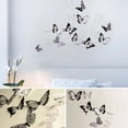 thumbnail image 4 of 18 piezas de pegatinas de pared de mariposas en 3D Sincero para decoración de dormitorio, 4 of 7