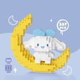 thumbnail image 4 of Figura de acción de la serie New Moon Melody Cinnamoroll, Kuromi, Pom Pom Purin, modelo de microbloques, juego educativo, juguetes gráficos, regalo para niños, 4 of 5