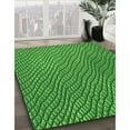 thumbnail image 3 of Ahgly Company Machine Washable Indoor Rectangle Transitional Green Area Rugs, 6' x 9', 3 of 7