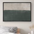 thumbnail image 3 of HFDF Canvas Print Wall Art Gray Dark Teal Pastel Color Field Abstract Shapes Illustrations Modern Art Decorative Contemporary Chic Minimal for Living Room, Bedroom, Office - Black 10x8inch Framed, 3 of 6