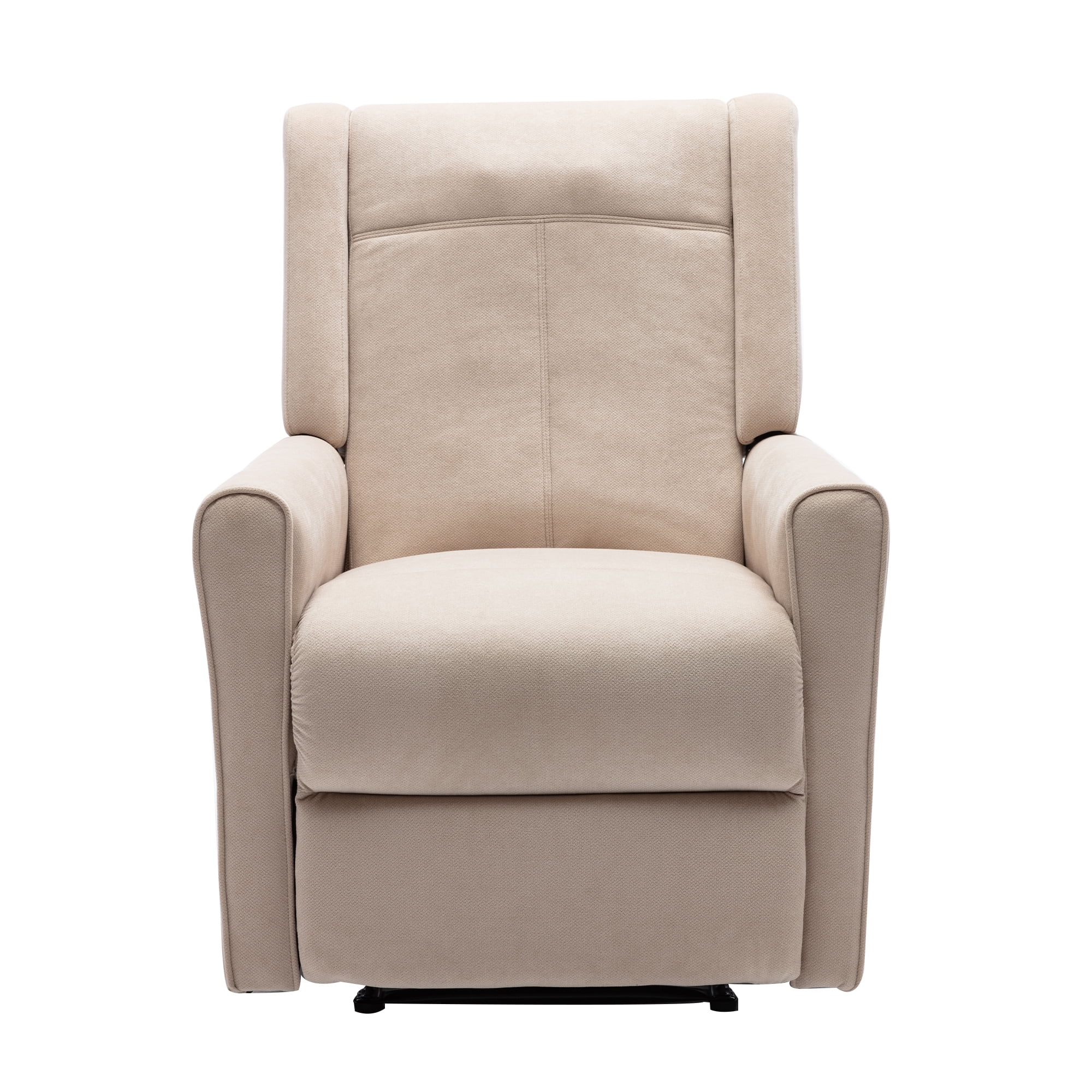 Kepooman Manual Recliner Chair with Heat and Rolling Kneading Massage for Living Room, Beige Kepooman Manual Recliner Chair with Heat and Rolling Kneading Massage for Living Room, Beige