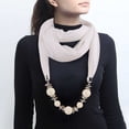 thumbnail image 4 of PEIXUN Foulard Pendentif pour Femmes avec Franges et Strass, 4 of 4