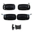 thumbnail image 3 of Brock Replacement Front and Rear Outside Door Handles, Tailgate Handle and Tailgate Handle Bezel Paint to Match Black 6 Piece Set Compatible with 2001-2007 Silverado & 2001-2007 Sierra Crew Cab ONLY, 3 of 9