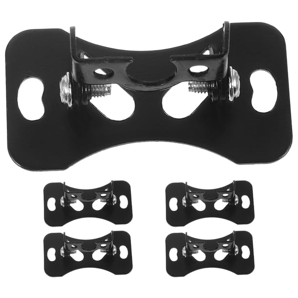 5 soportes universales para cámara de visión trasera de coche, soporte de cámara de respaldo para matrícula, color negro