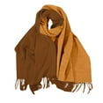 thumbnail image 2 of gbyLJF Winter Scarf for Women Two-color Scarves Warm Soft Daily Shawls and Wraps Long Blanket Scarf Gift Scarf for Women, 2 of 5