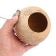 thumbnail image 4 of Ludlz Coconut Bird Nest,Natural Coconut Shell Bird Nest House Hut Cage for Pet Parrot Budgies Parakeet, 4 of 7