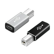 JSER 2pcs USB-C Type C to Midi Adapter Converter Lectronic Musical Instrument for Midi Keyboard Phone Tablet