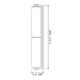 thumbnail image 4 of ALEKO Steel Single Sliding 18 x 6 feet Black Driveway Gate St. Louis Style, 4 of 23