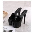 thumbnail image 6 of 181 Series 16.5cm Heel 7cm Platform 2021 Summer New Leather Fish Toe Shoes Women High Heels Sexy Platform Sandals LFD, 6 of 8