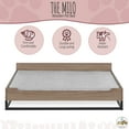thumbnail image 3 of Tailzzz Large Water Resistant Elevated Pet Bed, Brown, 3 of 17